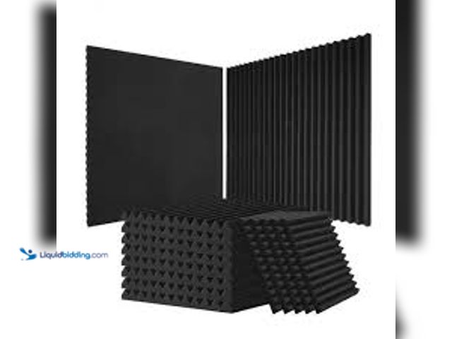 Lot 49-5476763 - VEVOR Acoustic Foam Panels 52 Pack 12 x 12 x 1 in. High Density Soundproof Wall Panels Acoustic Pane...
