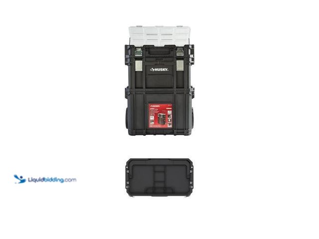 Lot 49-2024260 - Husky 2 Drawer Organizer with Removable Dividers Combo (MISSING THIRD PIECE). Model # 230381. MSRP $...