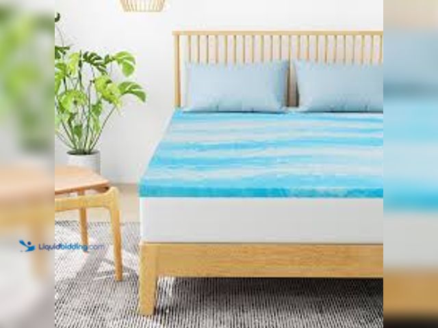 Lot 49-5553536 - Aidoly Mattress Topper Queen, 2 Inch Soft Memory Foam Cooling Gel Mattress Topper for Relieve Back P...
