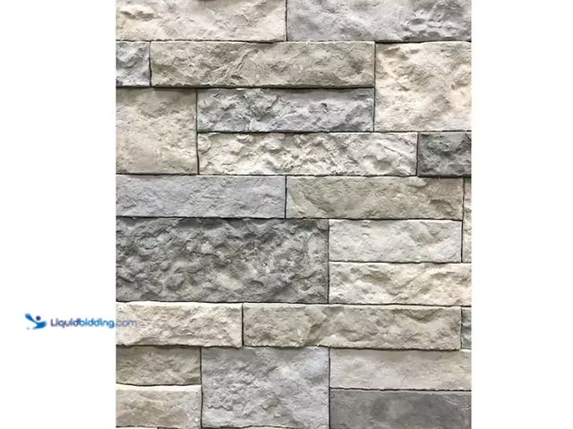Lot 49-1628052 - Approx. (8) Sq. Ft. of AIRSTONE Spring Creek Gray Cement Standard Primary Wall Tiles, Model # CLSCFI...