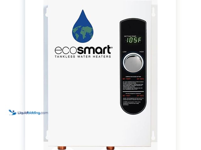 Lot 49-5406647 - Eco Smart 18 kW 3.51 GPM 240-Volt Electric Tankless Water Heater, Model # ECO 18, Unused.
