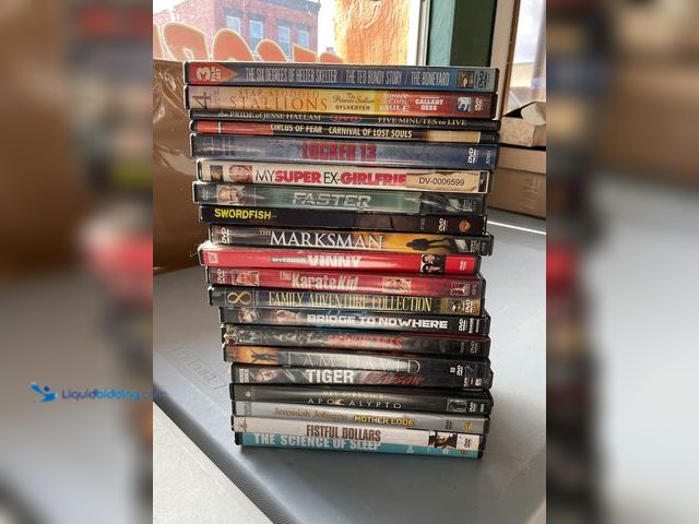 Lot 49-1505070 - COLLECTIBLE LOT OF 20 PRE-OWNED DVD MOVIES DIFFERENT GENRES AND TITLES INCLUDING KARATE KID, I AM DA...