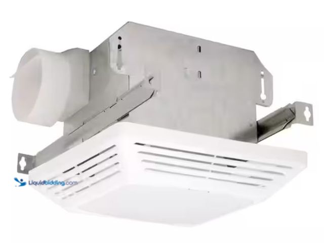 Lot 49-2006164 - Air King Advantage 50 CFM Ceiling Bathroom Exhaust Fan with Light, Model # ASLC50, Unused, Has attac...