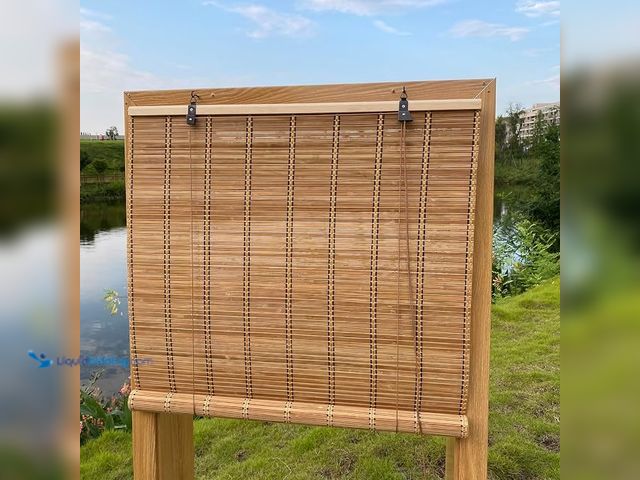 Lot 49-1624300 - XIUXIU Bamboo Roller Shades Roman Shades for Window Roll Up Blinds for Home Light Filtering Indoor O...
