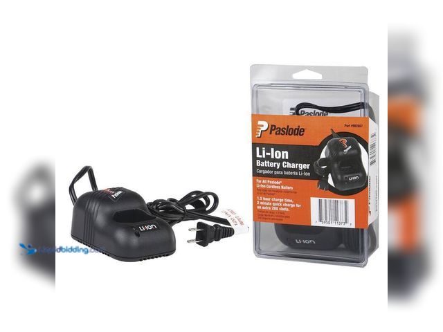 Lot 49-5412562 - Paslode Lithium-Ion Battery Charger, Model # 902667, Unused.