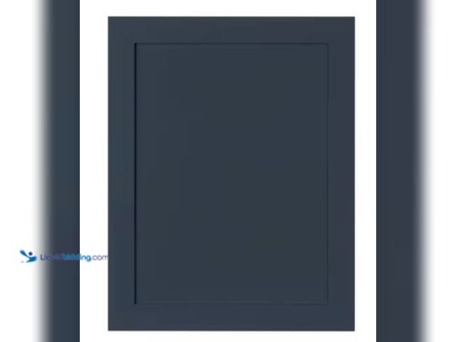 Lot 49-1516605 - Hampton Bay Avondale 24 in. W x 30 in. H Base Cabinet Decorative End Panel in Ink Blue, model # BDEP...