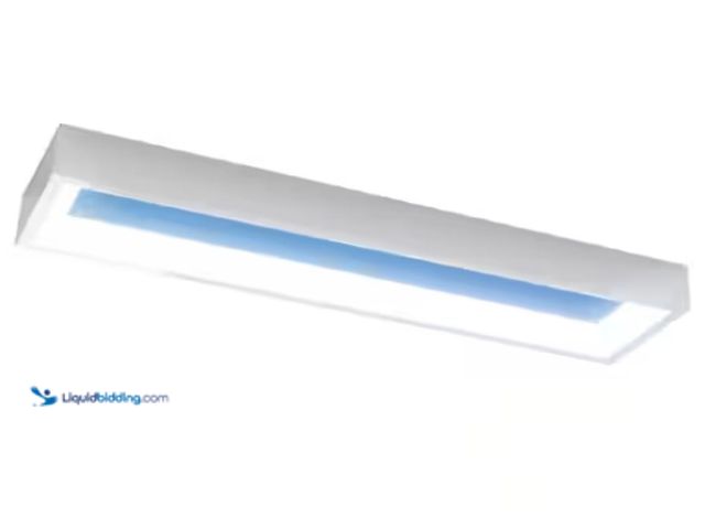 Lot 49-2000889 - Feit Electric 6 in. x 2 ft. Vista Artificial Skylight White Integrated LED Ceiling Flush Mount Light...