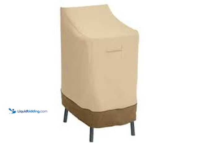 Lot 49-5485716 - QTY 2 - Classic Accessories Veranda Stackable Patio Chair Cover. Model # 78972. Unused.