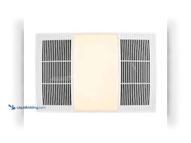 Lot 49-5488275 - Broan-NuTone 100/110 CFM Size Heater Exhaust Cover Upgrade with Dimmable LED and Color Adjustable CC...