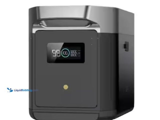 Lot 49-1537698 - EcoFlow 2400-Watt Output Push-Button Start 2048 Wh Capacity DELTA 2 Max Extra Battery for Home Backu...