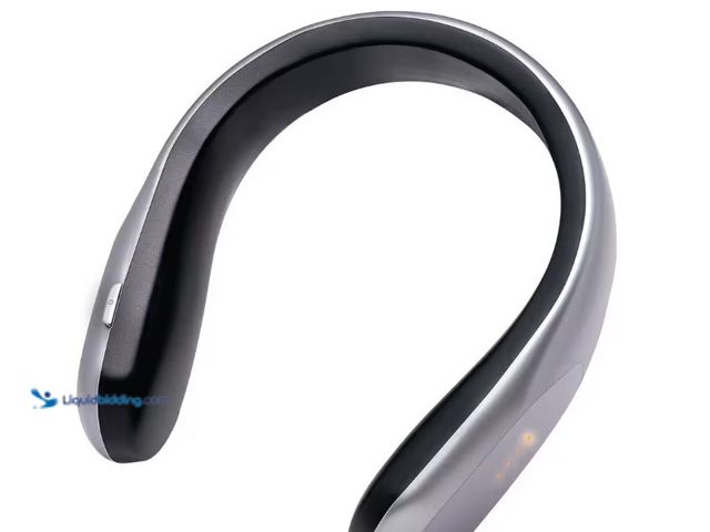 Lot 49-1519279 - HANDY HEATER 450-Watt Silver and Black Electric USB Rechargeable Personal Wearable Neckband Heater, ...