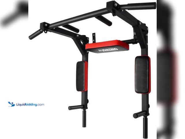 Lot 49-5460634 - OneTwoFit Multifunctional Wall Mounted Pull Up Bar/Chin Up bar,Dip Station for Indoor Home Gym Worko...
