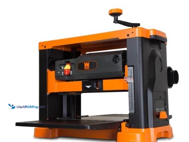 Lot 49-2004667 - WEN 15-Amp 13-Inch Three-Blade Benchtop Thickness Planer, Model #PL1303 , Used, Has attachments, Pow...