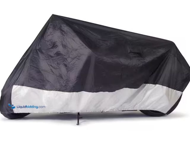 Lot 49-1623593 - Budge Waterproof 114 in. x 44 in. x 44 in. Size MC-2 Outdoor Motorcycle Cover, Model # MC-8-R, Unuse...