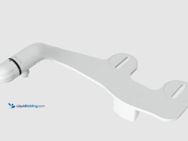 Lot 49-3563642 - Mainstays Dual Nozzles Bidet Attachment with Self Cleaning Daisy White (unable to test) Unused