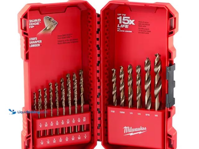 Lot 49-1574932 - (23-Piece) Milwaukee SHOCKWAVE IMPACT DUTY Titanium Twist Drill Bit Set, Model # 48-89-2338, Slightl...