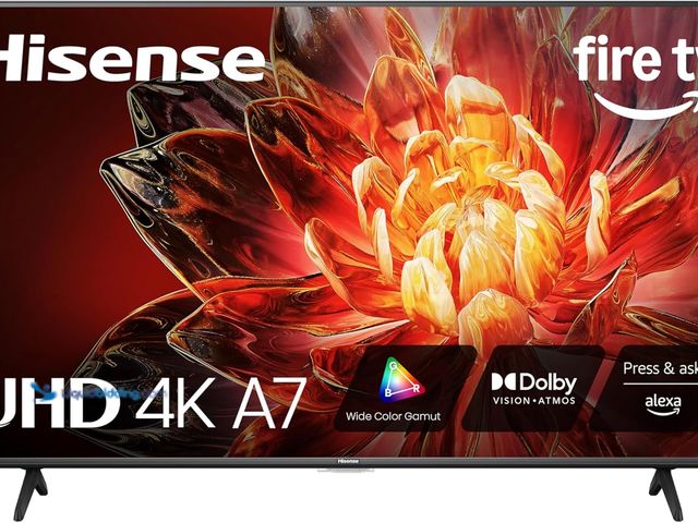 Lot 49-3535265 - Hisense 55" Class A7 Series (55A7NF,2025 Model) 4K UHD Smart Fire TV, Voice Remote with Alexa, Wide ...