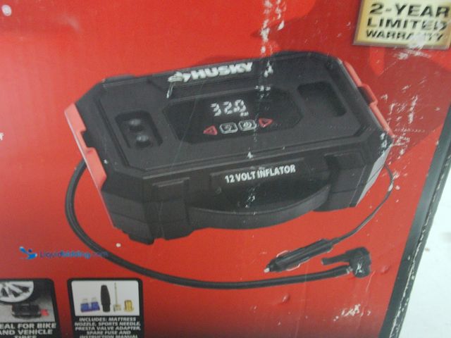 Lot 49-1568713 - Husky 12VDV Inflator With Auto Shutoff Model #027488606111, Unused  Ref#SBS0114