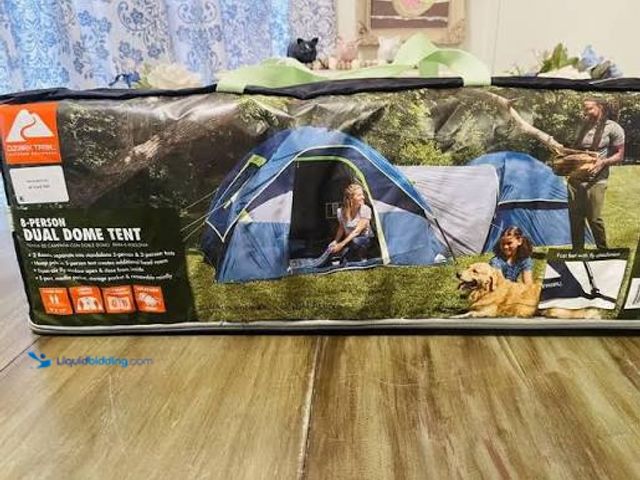 Lot 49-5548838 - Ozark Trail 5-Person + 3-Person Dome Tent MODEL: 897454003165 USED.
