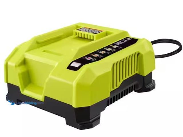 Lot 49-2025052 - RYOBI 40V Lithium-Ion Rapid Charger, Model # OP406A, MSRP $129, Unused, Powers on.