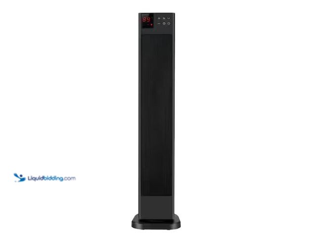Lot 49-1574238 - Pelonis 30 in. 1500-Watt Digital Tower Ceramic Heater, Extremely quiet operation down to 50 dB(A), M...
