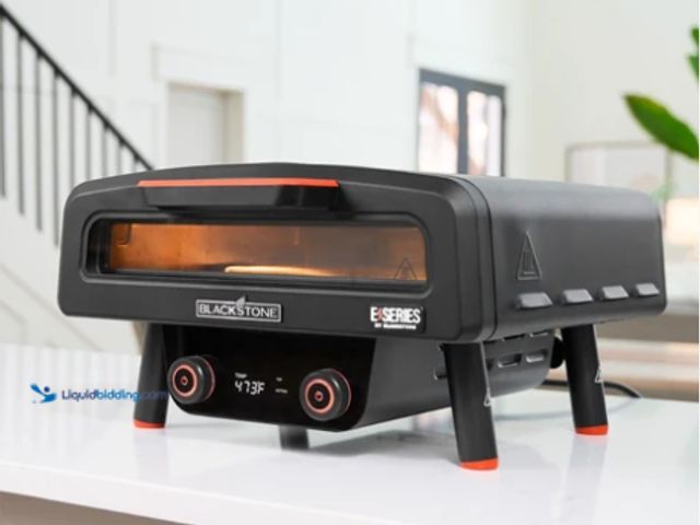 Lot 49-1636833 - Blackstone Electric Tabletop Pizza Oven (MSRP $399.00) Model #8027B, Unused, Box Damaged From Shippi...
