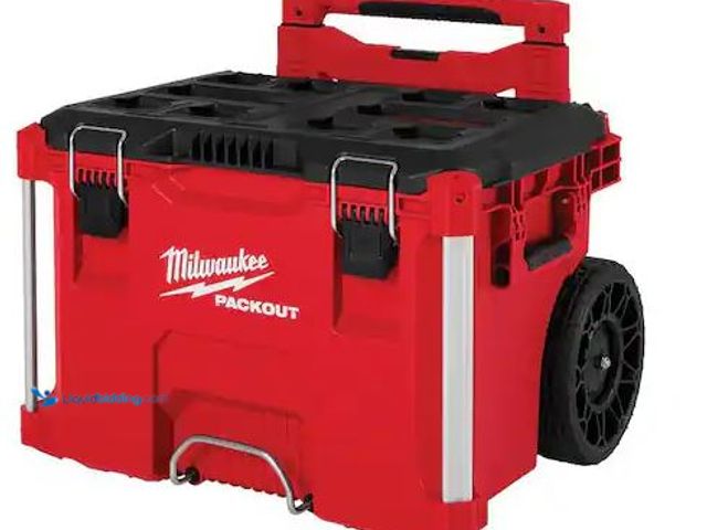 Lot 49-5490191 - Milwaukee
PACKOUT 22 in. Rolling Modular Tool Box Low Profile Handle Internet # 330541151
Model # ...