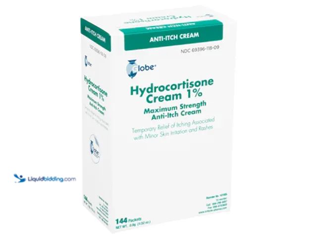 Lot 49-5411548 - Qty 3- Hydrocortisone Cream 1% Packets by Globe (144/Bx). BBD: 04/2027. Unused
