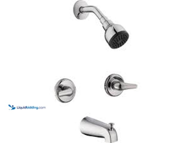Lot 49-5411741 - Glacier Bay Aragon Double Handle 1-Spray Tub and Shower Faucet 1.8 GPM in Chrome (Valve Included). M...