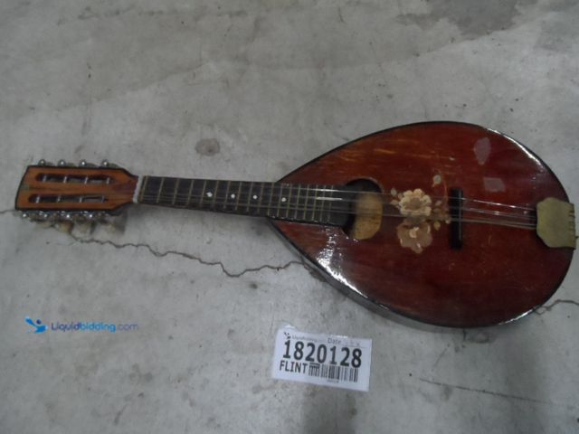 Lot 49-1820128 - 1 Not Visible NV Mandolin Vintage 8 String Bowl Back Mandolin, Used In Fair Condition, Does Have Som...