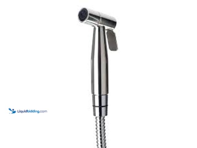 Lot 49-5489076 - Brondell CleanSpa Handheld Bidet in Stainless Steel. Model # CSL-40. Unused with hardware.