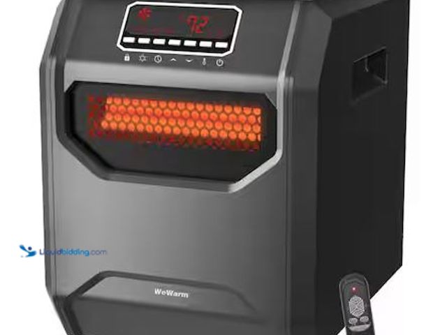 Lot 49-3536652 - WeWarm
Electric 6 Element Infrared Space Heater Black Plastic 
Internet # 334961294
Model # HT101...