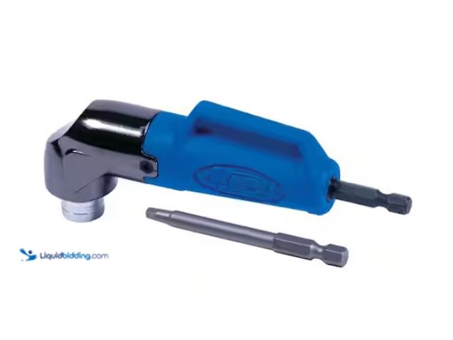 Lot 49-1567878 - Lot of (3) Kreg 90-Degree Pocket Hole Driver Drill Attachment with 3 in. Square Drive Bit, Model # K...