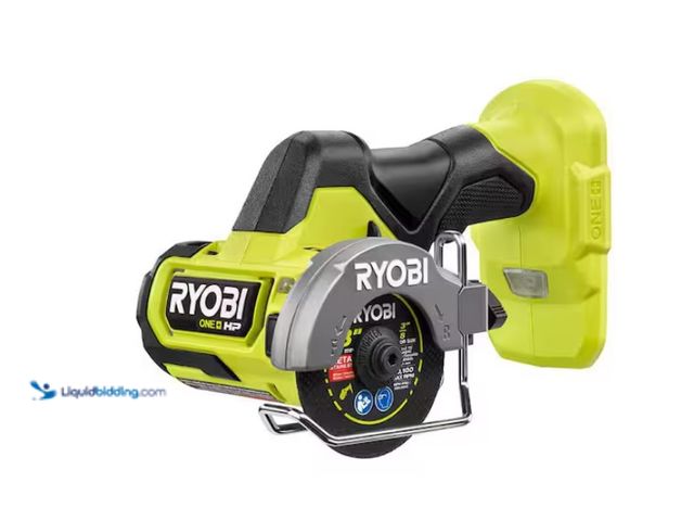 Lot 49-1547599 - RYOBI ONE+ HP 18V Brushless Cordless Compact Cut-Off Tool (Tool Only) Model # PSBCS02B, Slightly use...