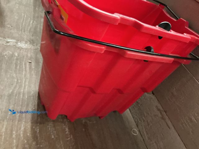 Lot 49-5449413 - Rubbermaid Commercial Products
WaveBrake 4.5 Gal. Red Plastic Dirty Water Bucket (scuffs and scratc...