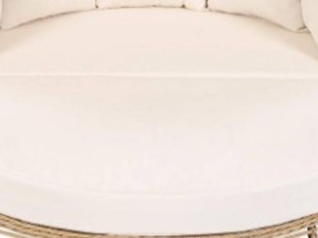 Lot 49-1516699 - Harper & Bright Designs 2-pack Half Moon beige outdoor cushions, Model # HZZ043AAA, Unused, (Cushion...