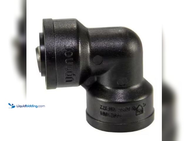 Lot 49-3615762 - Lot of (6) Total Fit 1/2" Push-to-Connect Engineered Polymer 90-Degree Elbow, Model # TF4760500R, Un...