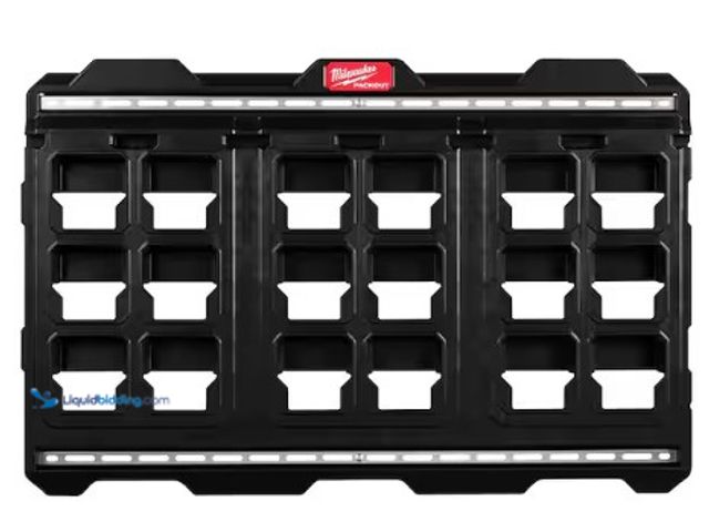 Lot 49-2022290 - Milwaukee 20 in. x 30.75 in. Wall Plate in Black, Model # 48-22-8497, New.  Ref#AHD0922