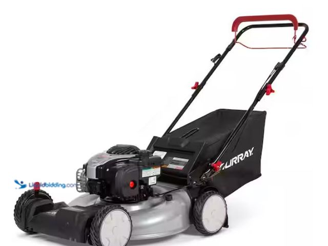 Lot 49-1567974 - Murray 22 in. 140 cc Briggs & Stratton Walk Behind Gas Self-Propelled Lawn Mower with Front Wheel Dr...