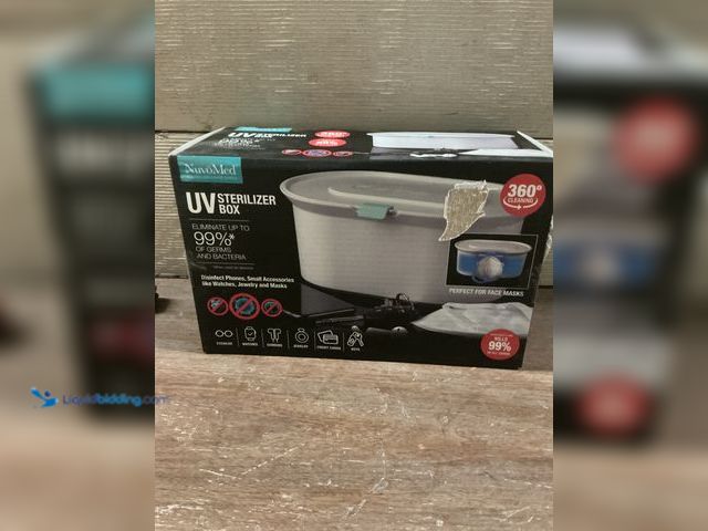 Lot 49-5484624 - NuvoMed Sterilizing Box, White (UVB60892) New