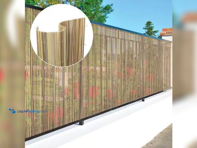 Lot 49-1574706 - Naturae Décor Zen Screen 60in x 96in Privacy Screen Artificial Bamboo, Made of high-grade PVC and po...