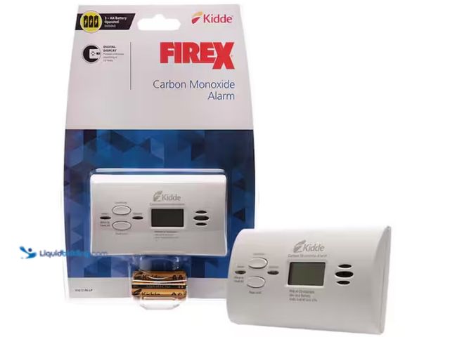 Lot 49-1547683 - (2) Kidde Firex AA Battery Powered Digital Carbon Monoxide Detector, Model # 21030262, New.  Ref#AHD...