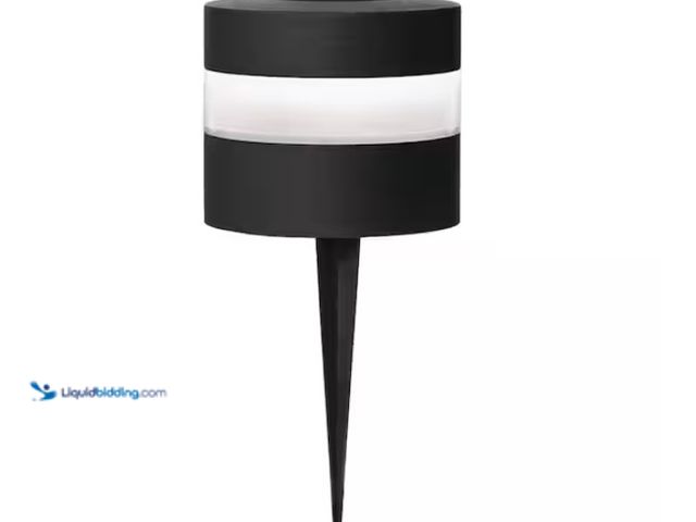 Lot 49-1574857 - Lot of (3) Hampton Bay Lakeview 100 Lumen Low Voltage Black Integrated LED Weather Resistant Outdoor...