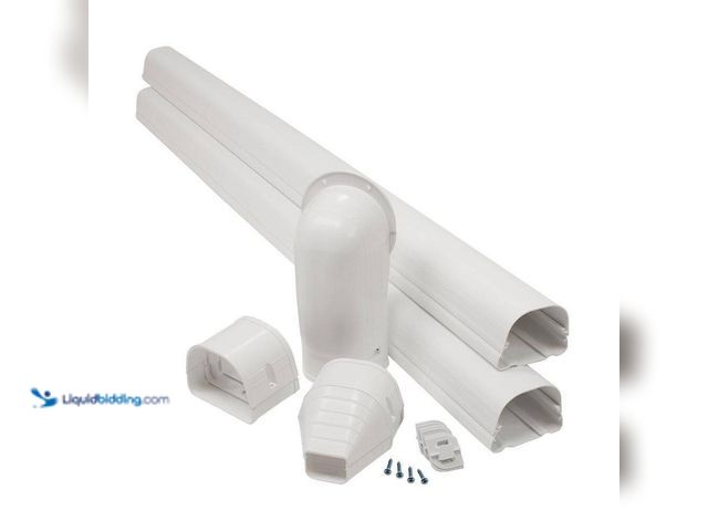 Lot 49-5552324 - Everbilt
3. 5 in. x 8 ft. Mini Split Lineset Cover Kit White. Unused.Model # 84055