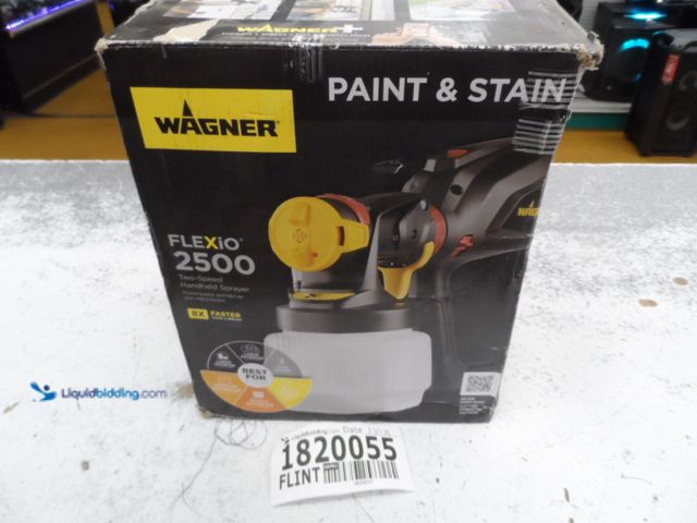 Lot 49-1820055 - 1 New Wagner Flexio 2500 Electric Powered Electric Handheld Paint Sprayer Wagner Electric Handheld P...