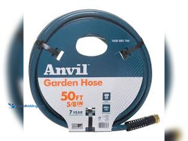 Lot 49-5476834 - Anvil 5/8 in. Dia x 100 ft. Standard Duty Green Garden Hose. Model # FHR58100A. Unused.