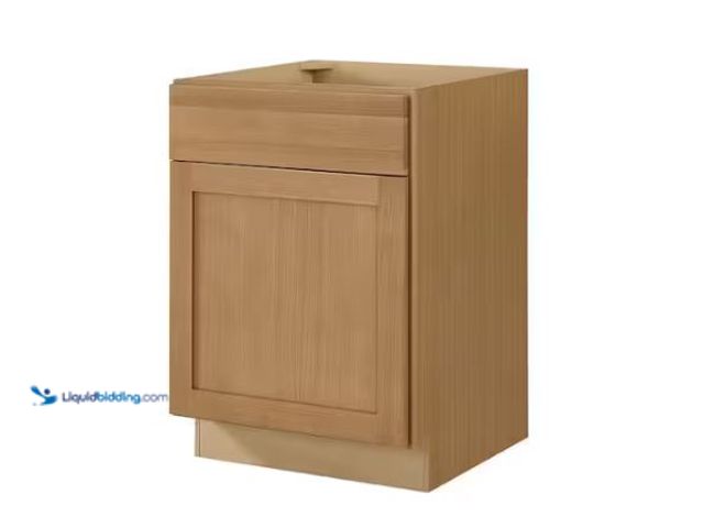 Lot 49-1624760 - Hampton Bay Avondale 24 in. W x 24 in. D x 34.5 in. H Ready to Assemble Plywood Shaker Base Kitchen ...