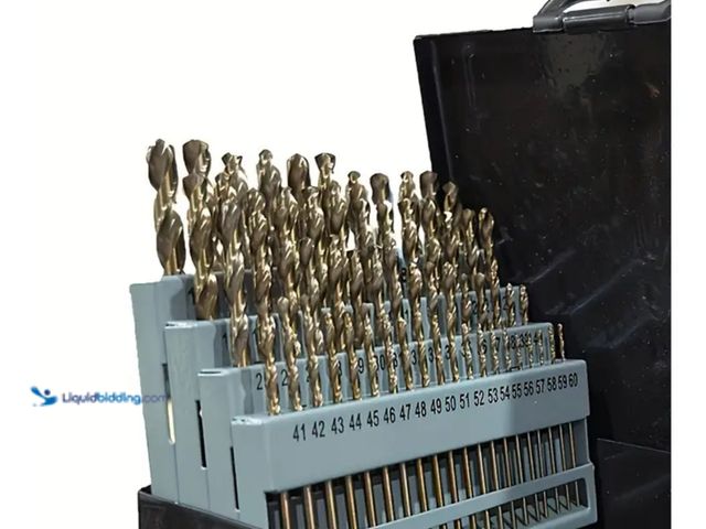 Lot 49-1792898 - New Titanium Plated 60pcs Number Drill American Standard Round Handle 60pcs brand new