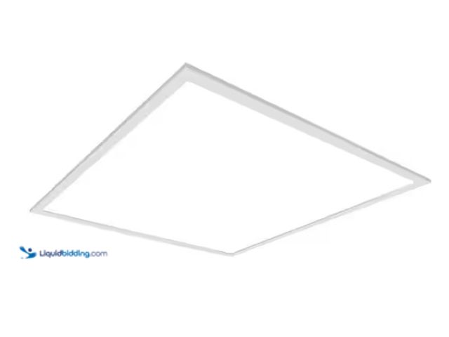 Lot 49-3433561 - Metalux 2 ft. x 2 ft. Selectable Lumens 4100/3600/2600, Integrated LED Panel Light, Selectable CCT 3...