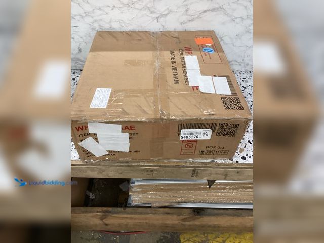 Lot 49-5412800 - Rattan Sofa Set BOX 3/3 ONLY. Item is Unused w/ no hardware